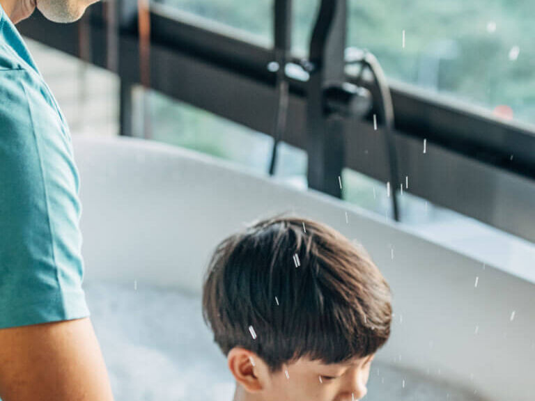 man and child man and child