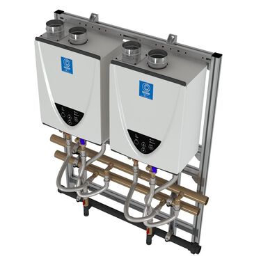 Commercial Tankless Rack System - Wall Mount