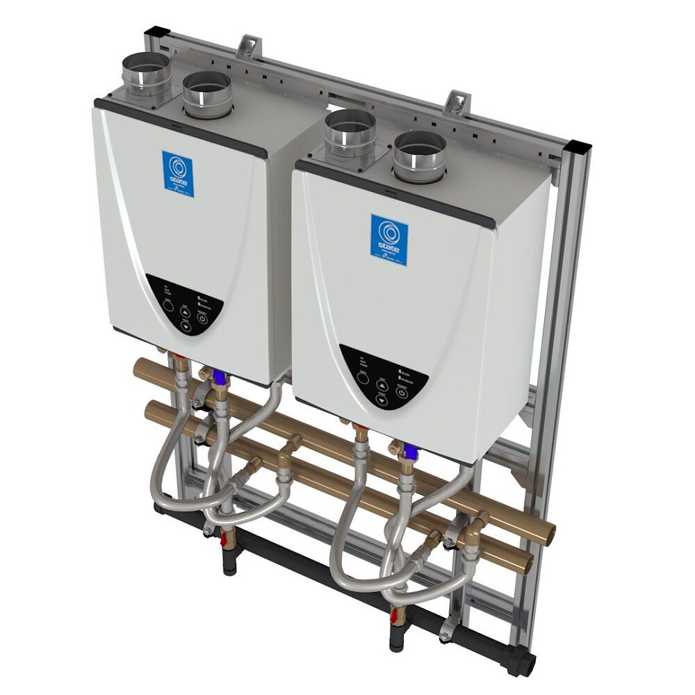 Commercial Tankless Rack System - Wall Mount