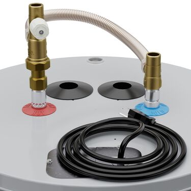 Premier &reg; X Split Heat Pump 48-Gallon Short Water Heater Tank with Side T&P Valve