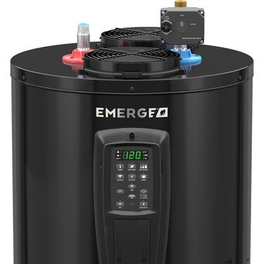 EMERGE&trade;-i 50-gallon Smart Commercial Light Duty Heat Pump Water Heater with Hot Water+