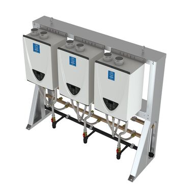 Commercial Tankless Rack System - Free-Standing In-Line