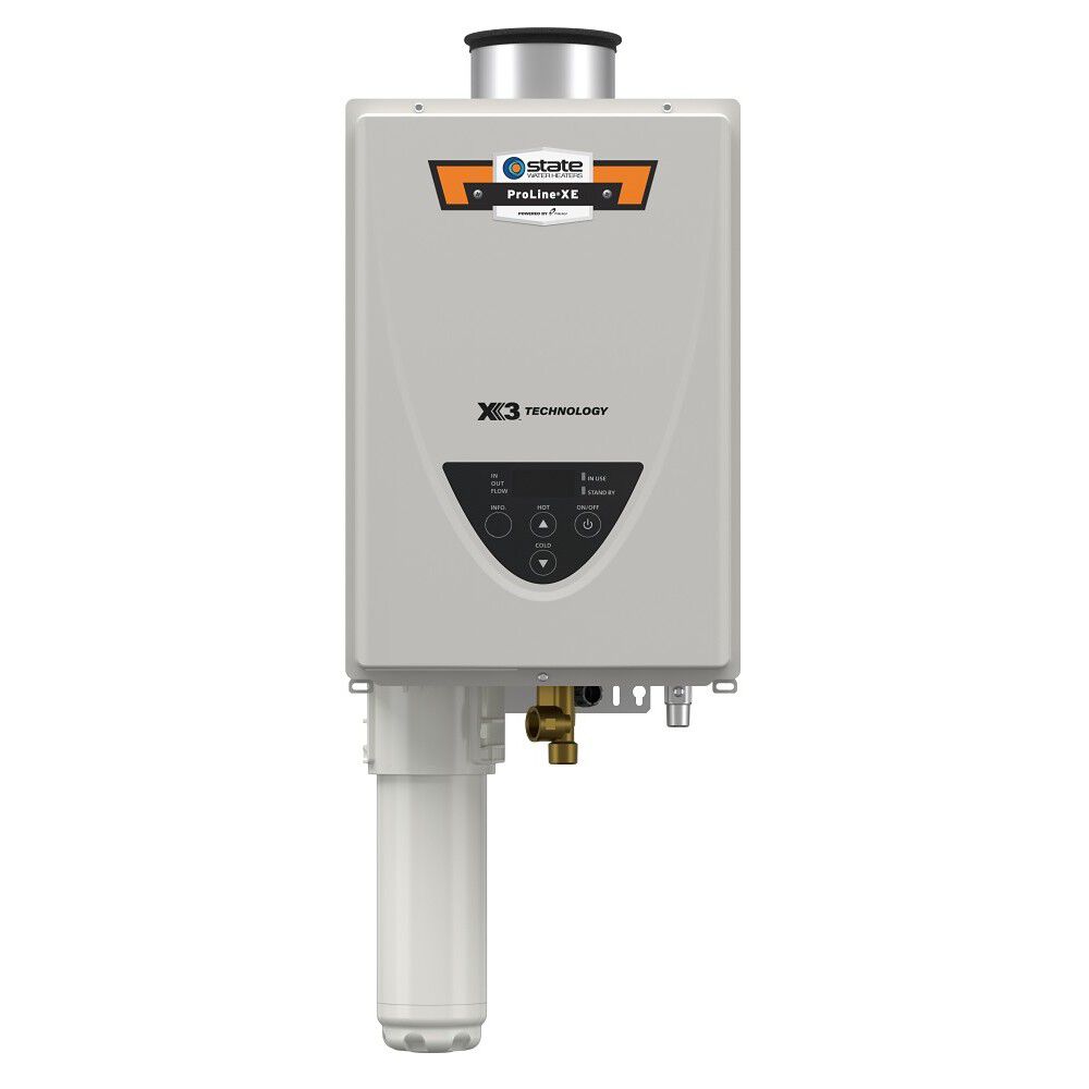 ProLine&reg; XE Tankless Water Heater Non-Condensing Concentric Vent Indoor 190,000 BTU/h with X3&reg; Scale Prevention Technology
