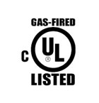 The UL gas-fired mark is specially applied to assure customers, retailers and regulatory authorities that equipment displaying the gas-fired Mark has been evaluated to nationally recognized gas equipment standards