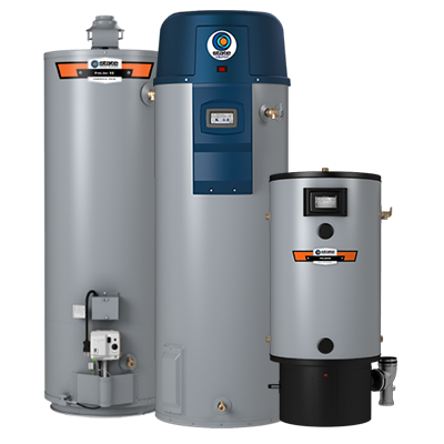 A gas tank water heater